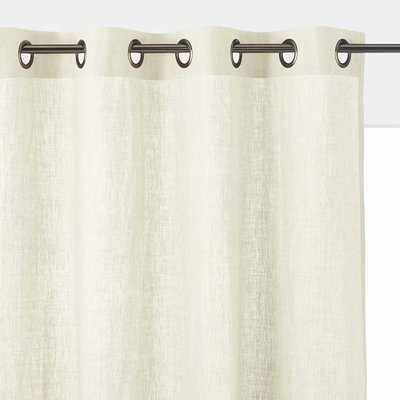 Rideau radiateur lin lavé à œillets, Onega LA REDOUTE INTERIEURS