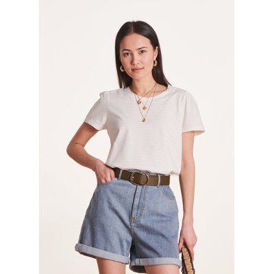 T-shirt irisé à manches courtes en coton LA FEE MARABOUTEE