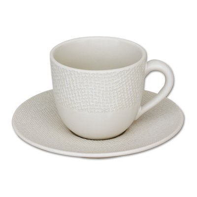 Tasse à café et sous-tasse     12 cl (lot de 6)-VÉSUVIO TABLE PASSION