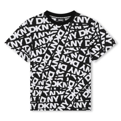 T-shirt coton imprimé DKNY