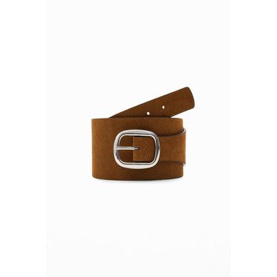 Desigual - Ceinture cuir croûte de cuir DESIGUAL