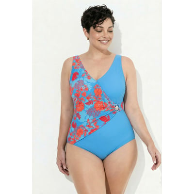 Maillot de bain effet cache-cœur ULLA POPKEN