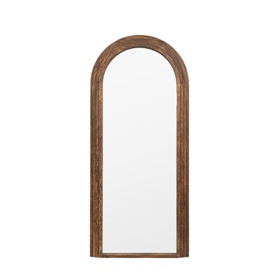 180cm Dark Wood Arch Leaner Mirror SO'HOME