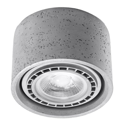 Plafonnier Béton Gris GU10/ES111 1 Basic EDEN