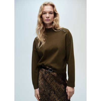 Pull-over col montant zip MANGO