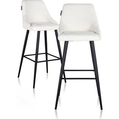 Tabouret en polyester (lot de 2), Brooke RECOLLECTION