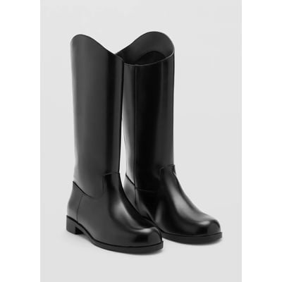 Bottes de cavalière effet cuir MANGO KIDS
