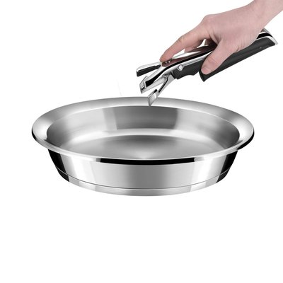 Poêle 24cm et poignée amovible - YCÔNE CUISINOX