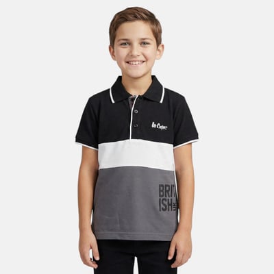 Polo manches courtes imprimé, col chemise RUGBY LEE COOPER