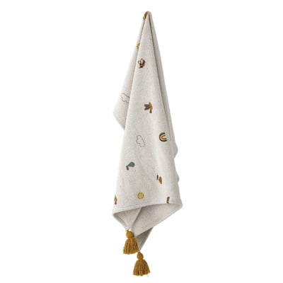 Plaid bébé coton recyclé   AGNES BLOOMINGVILLE