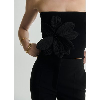 Top bandeau détail maxi fleur MANGO
