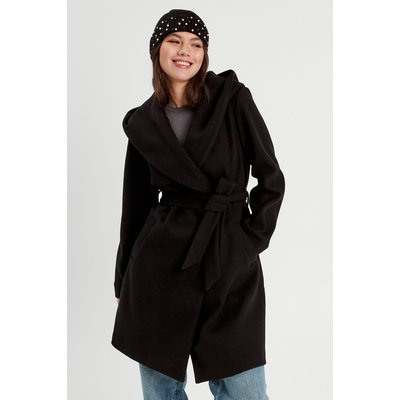 Manteau ceinturé à capuche CACHE CACHE