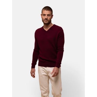 Pull col v pur cachemire NATHAN JUST CASHMERE