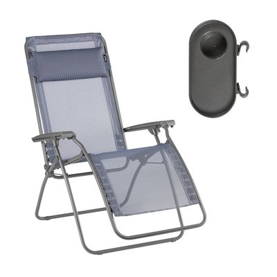 Lot  fauteuil relax  porte gobelet - RCLIP LAFUMA MOBILIER