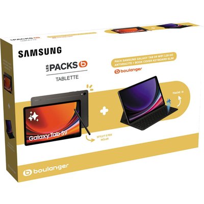 Tablette Android Pack Galaxy Tab S9 + Cover Keyboard IA SAMSUNG