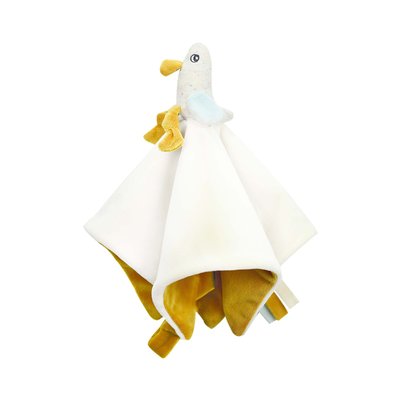 Doudou plat "Paulette la mouette" TROIS KILOS SEPT