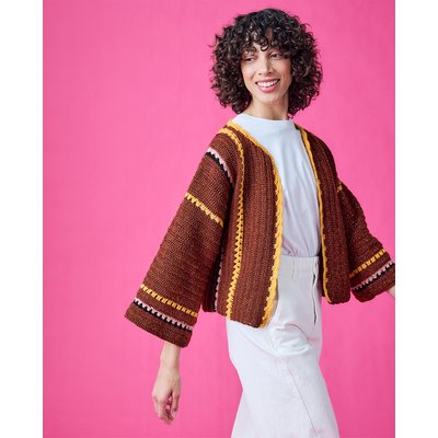 Kit Crochet Veste Femme Bali PINGOUIN