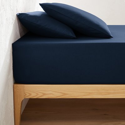 Drap housse uni polycoton, bonnet 32 cm, Scenario LA REDOUTE INTERIEURS