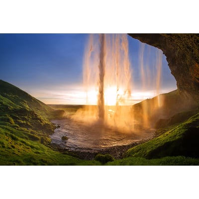 Tableau seljalandsfoss HEXOA