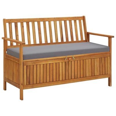 Banc de rangement de jardin en acacia HOME MAISON
