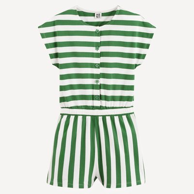 Tuta corta a righe e maniche corte LA REDOUTE COLLECTIONS