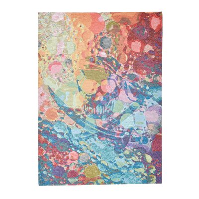 Tapis salon Keitum tissé plat THEKO