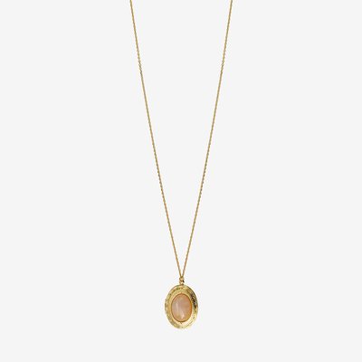 Collier doré oval - EDEN CAROLINE NAJMAN