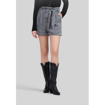 Short en jean Lyocell ceinturé IKKS