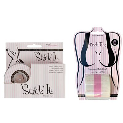 Pack de 2 SECRET WEAPONS: BOOB TAPE + FASHION TAPE SECRET WEAPONS