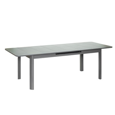 Table de jardin en aluminium et verre HOME MAISON