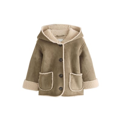 Manteau en imitation daim NEXT