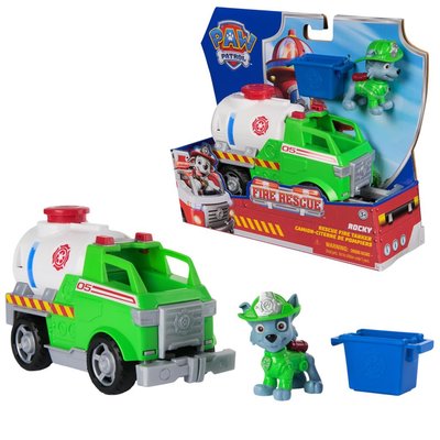 Paw Patrol Fire Rescue - Rocky avec camion-citerne SPIN MASTER
