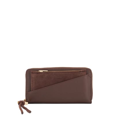 Portefeuille continental zippé - KINDLING DUNE LONDON