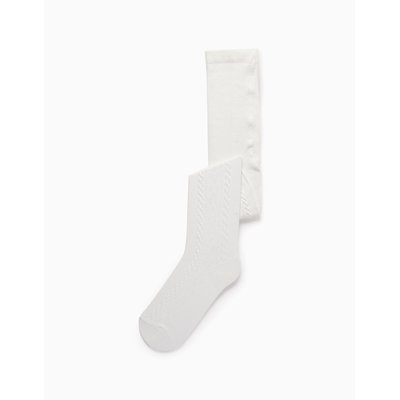 Collants de Maille avec Texture ZIPPY