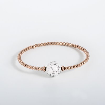 Armband Tango Rosa S - Howlith LILIFLO