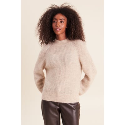 Pull droit col montant manches longues BREAL