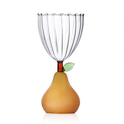 Verre à Pied Poire Jaune Mat ICHENDORF
