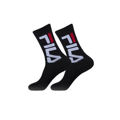 Lot de 2 paires de chaussettes hautes style tennis FILA