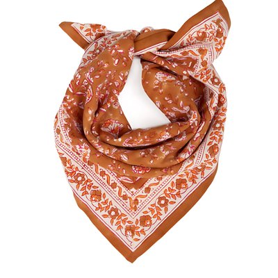 Petit Foulard en coton imprimé SAKIRA BINDI ATELIER