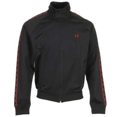 Veste sportswear CONSTRAST TAPED TRACK JACKET FRED PERRY