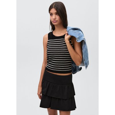 Mini jupe short à volants MANGO TEEN