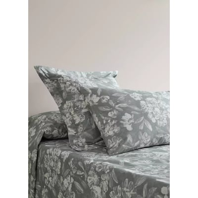 Lot de 2 taies d’oreiller en coton à fleurs 50 × 75 cm MANGO HOME