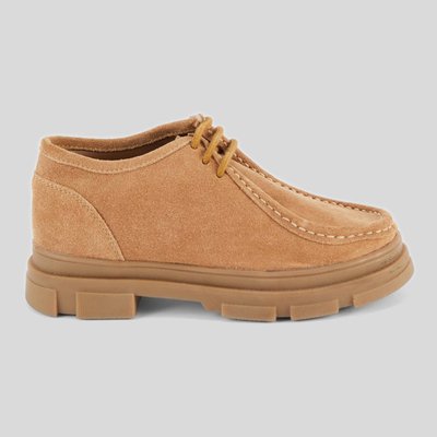 Boots à lacets en cuir responsable MONOPRIX