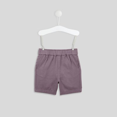 Bermuda garçon uni en coton BIO, Oeko-Tex BOUT'CHOU