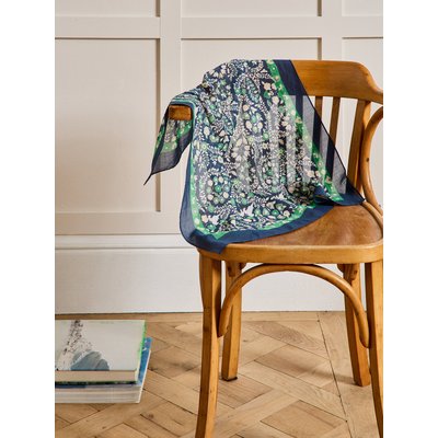 Carré bandana fleuri coton biologique CYRILLUS