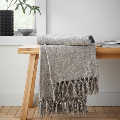 Wilson Plain Chenille Throw CATHERINE LANSFIELD