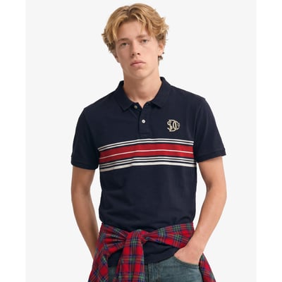 Polo Vintage Stripe Coupe Décontractée SUPERDRY