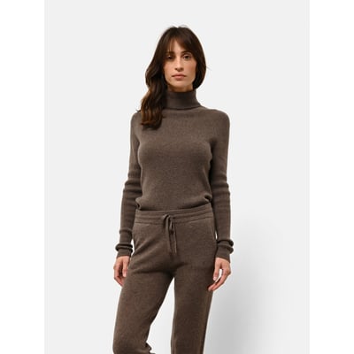 Jogging Taupe Chiné Wendy JUST CASHMERE