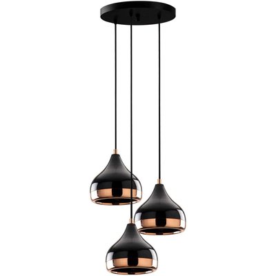 Suspension en métal 3 abat-jour Ylda Modèle 1 HANAH HOME