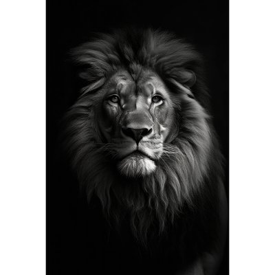 Tableau mural lion vertical CEANOTHE
